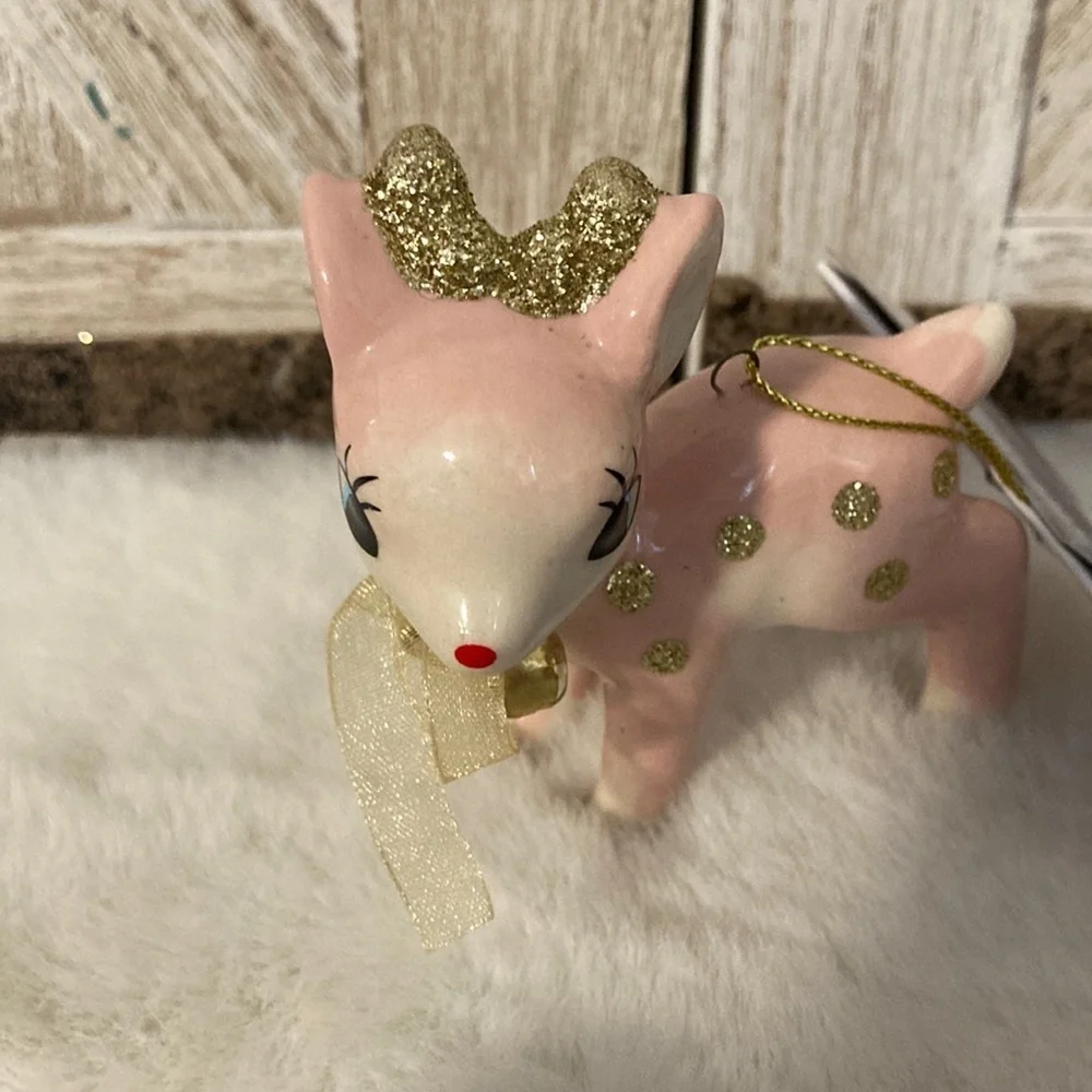 Target 2022 Wondershop Ceramic Deer Ornament